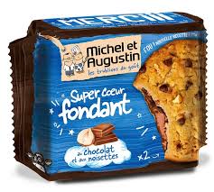  Michel & Augustin Cookies Coeur Choc Milk Hazelnut 